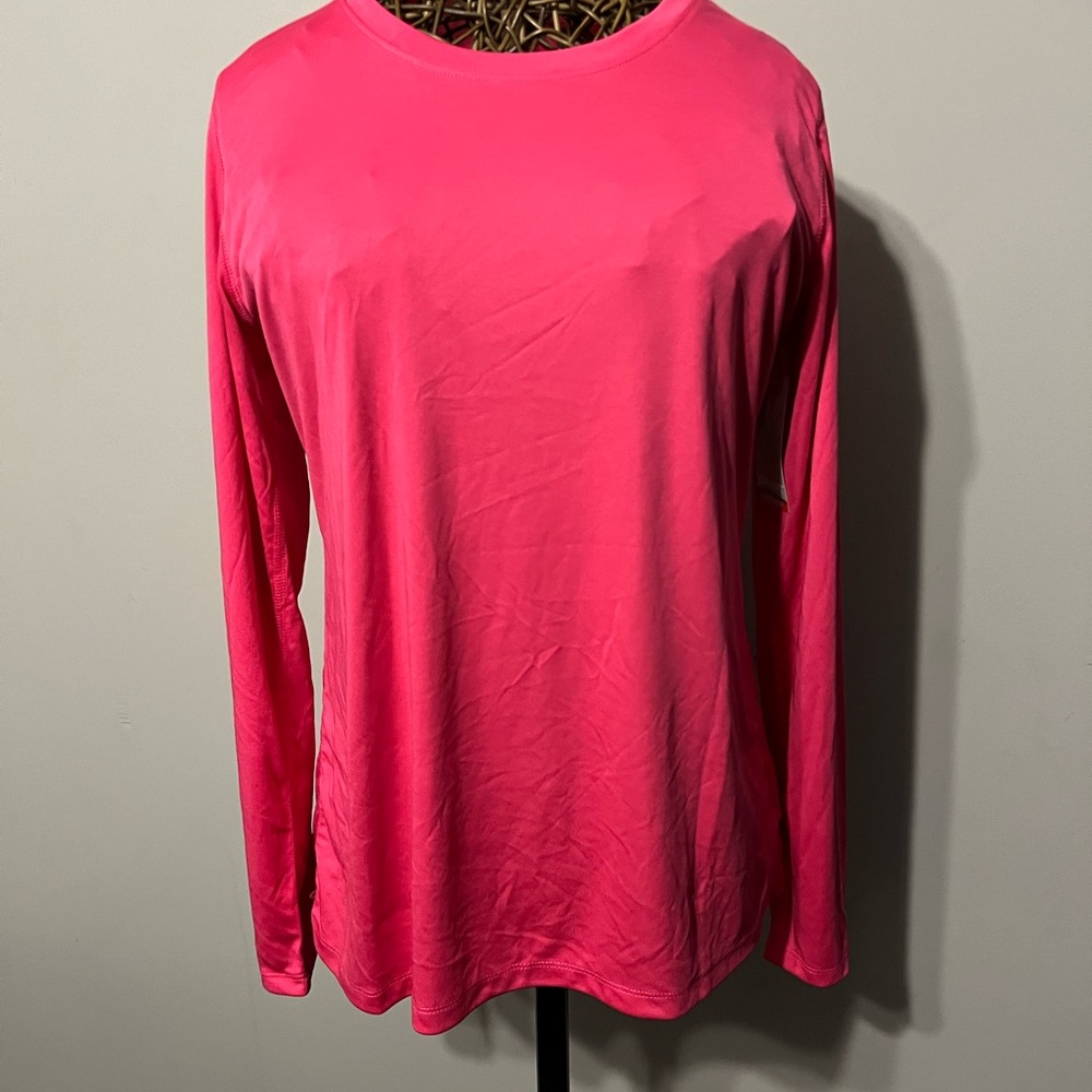 Women's Pink Long Sleeve Top